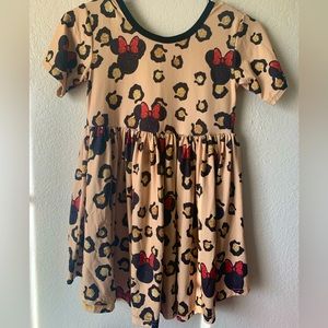 Girls Animal Print Minnie Twirl Dress